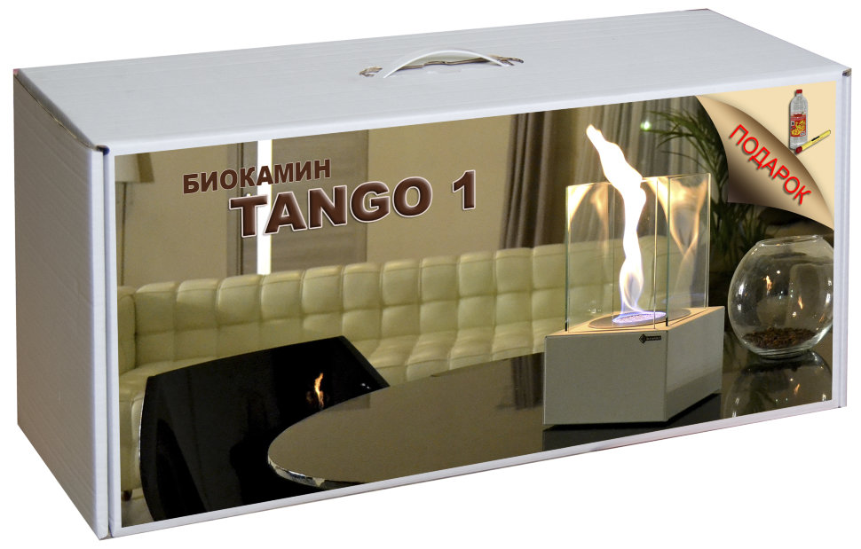 Набор с биокамином TANGO 1, биотопливом(1шт.х1.5л.) черный, зажигалкой по цене €127