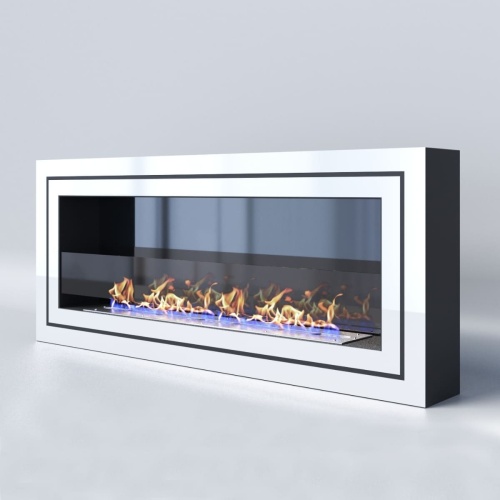 Биокамин "Русский огонь" Стенли 1100N настенный с защитным и декоративным стеклом