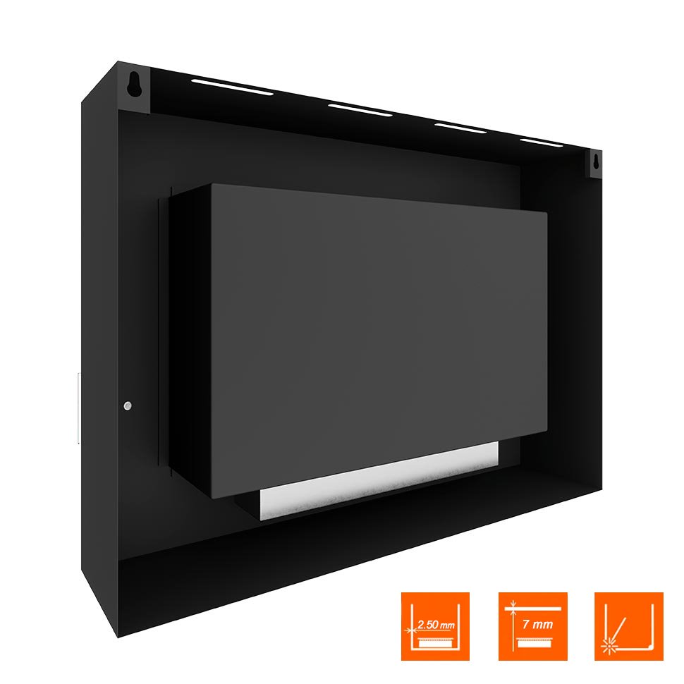 Биокамин SteelHeat WALL GRAND 900 черный, стекло по цене 30 960 руб.