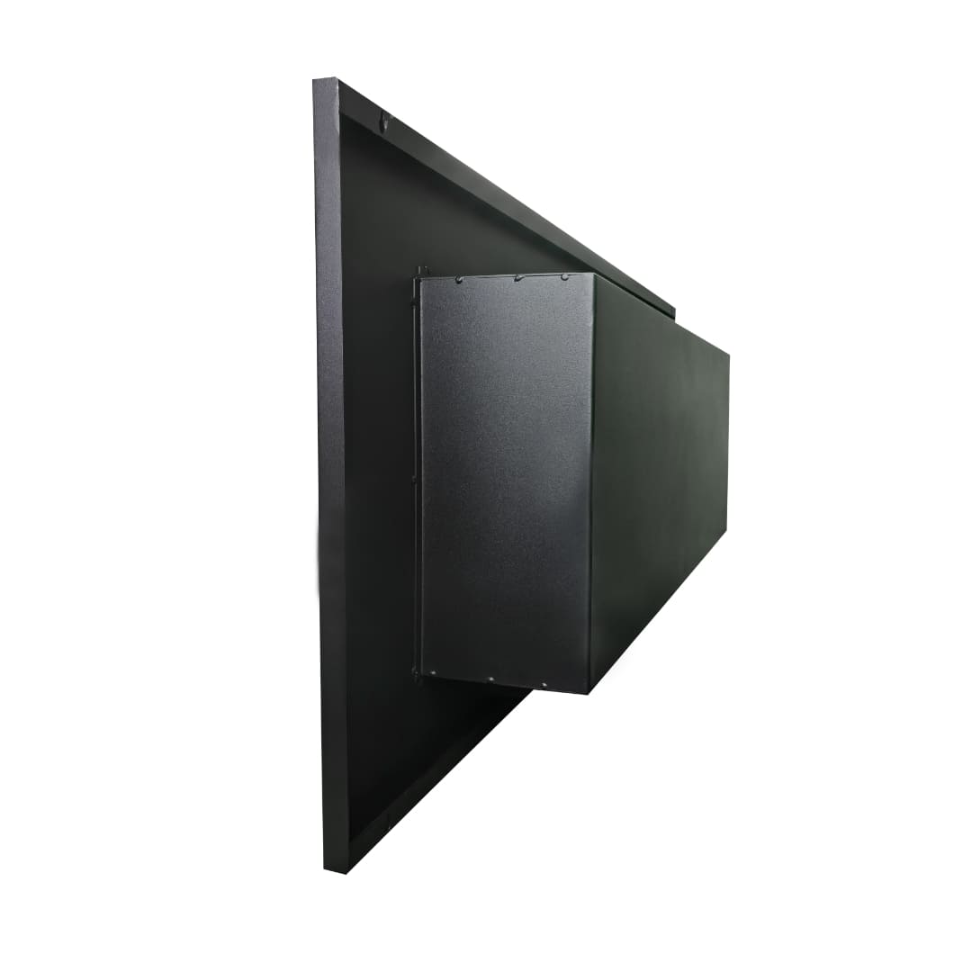 Биокамин "Русский огонь" Лофт 1500V встраиваемый с декоративным стеклом (стемалитом) по цене 46 650 руб.