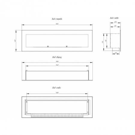 Биокамин Window 1000 burgundy Биокамин Window 1000 burgundy по цене 44 700 руб.