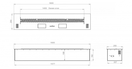 Автоматический биокамин 1600 Premium Автоматический биокамин 1600 Premium по цене 437 286 руб.