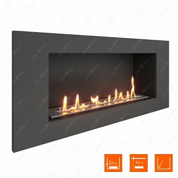 Биокамин SteelHeat LONG 900 XL