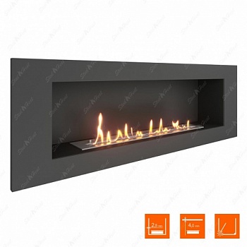 Биокамин SteelHeat LONG 1200