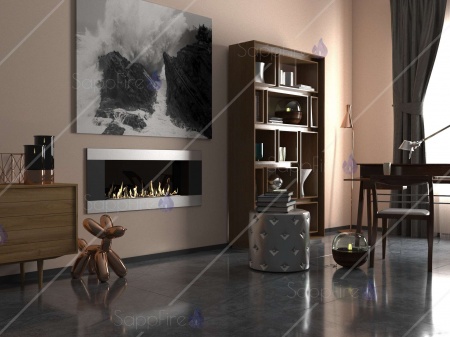 Биокамин Mercury Horizontal 900 SappFire по цене 36 450 руб.