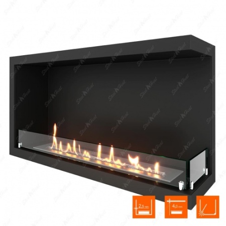 Биокамин угловой SteelHeat Leader 900 правый стекло по цене 35 851 руб.