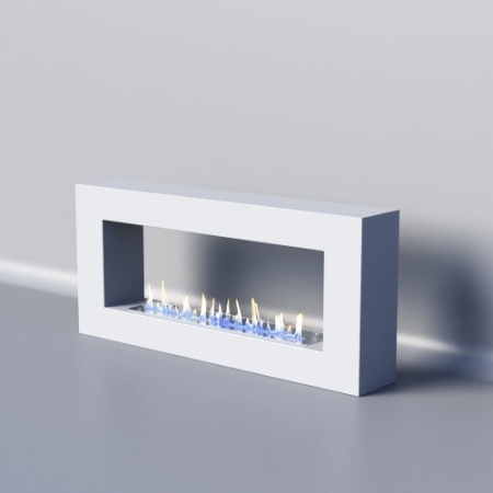 Биокамин "Русский огонь" Холл 900 настольный белый по цене 29 800 руб.