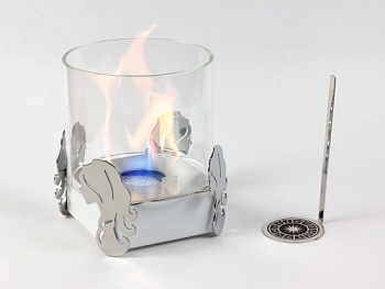 Настольный биокамин Lux Fire Зодиак "Дева" Белый