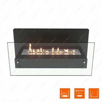 Биокамин SteelHeat LINKOR 1000 стекло