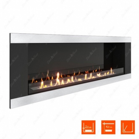 Биокамин SteelHeat LONG-H 1500 XL стекло + стемалит Биокамин SteelHeat LONG-H 1500 XL стекло + стемалит по цене 73 968 руб.